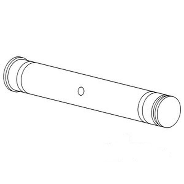 Aftermarket 1869634M1 Front Axle Pin 1.660" Diameter Fits Massey Ferguson 135UK 148 235 245 1869633M1 - main